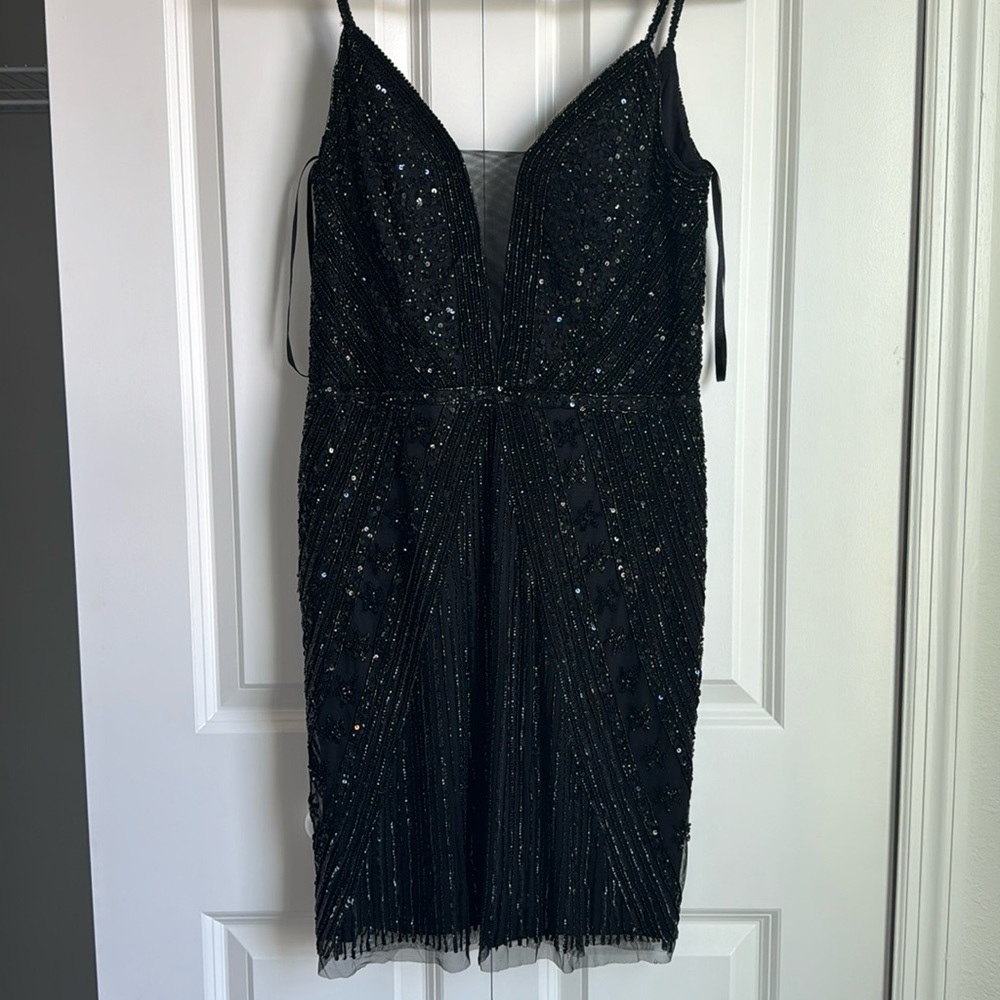 Beaded cocktail dress